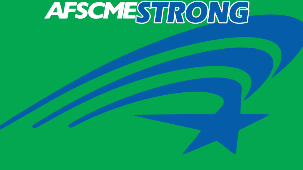 AFSCME Strong Virtual Background