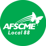 AFSCME Local 88 logo Green Background
