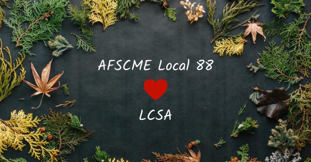AFSCME Local 88 heart LCSA
