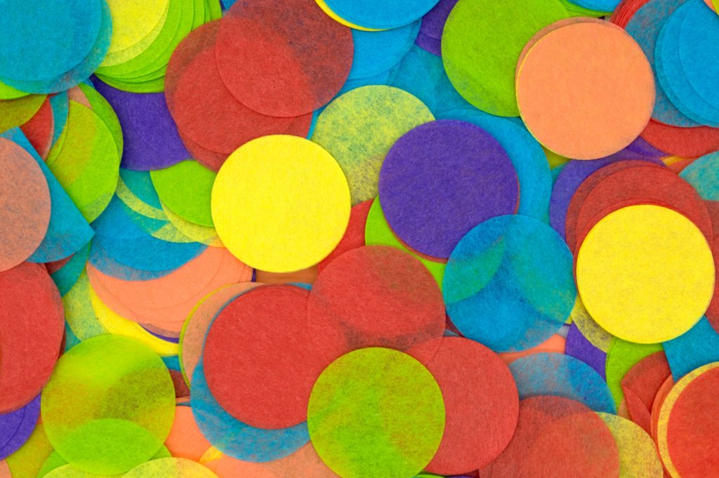 Colorful confetti